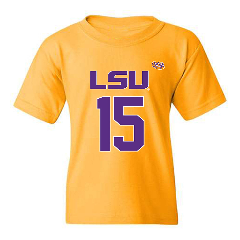 LSU - NCAA Women's Basketball : Meghan Yarnevich - Replica Shersey Youth T-Shirt-0