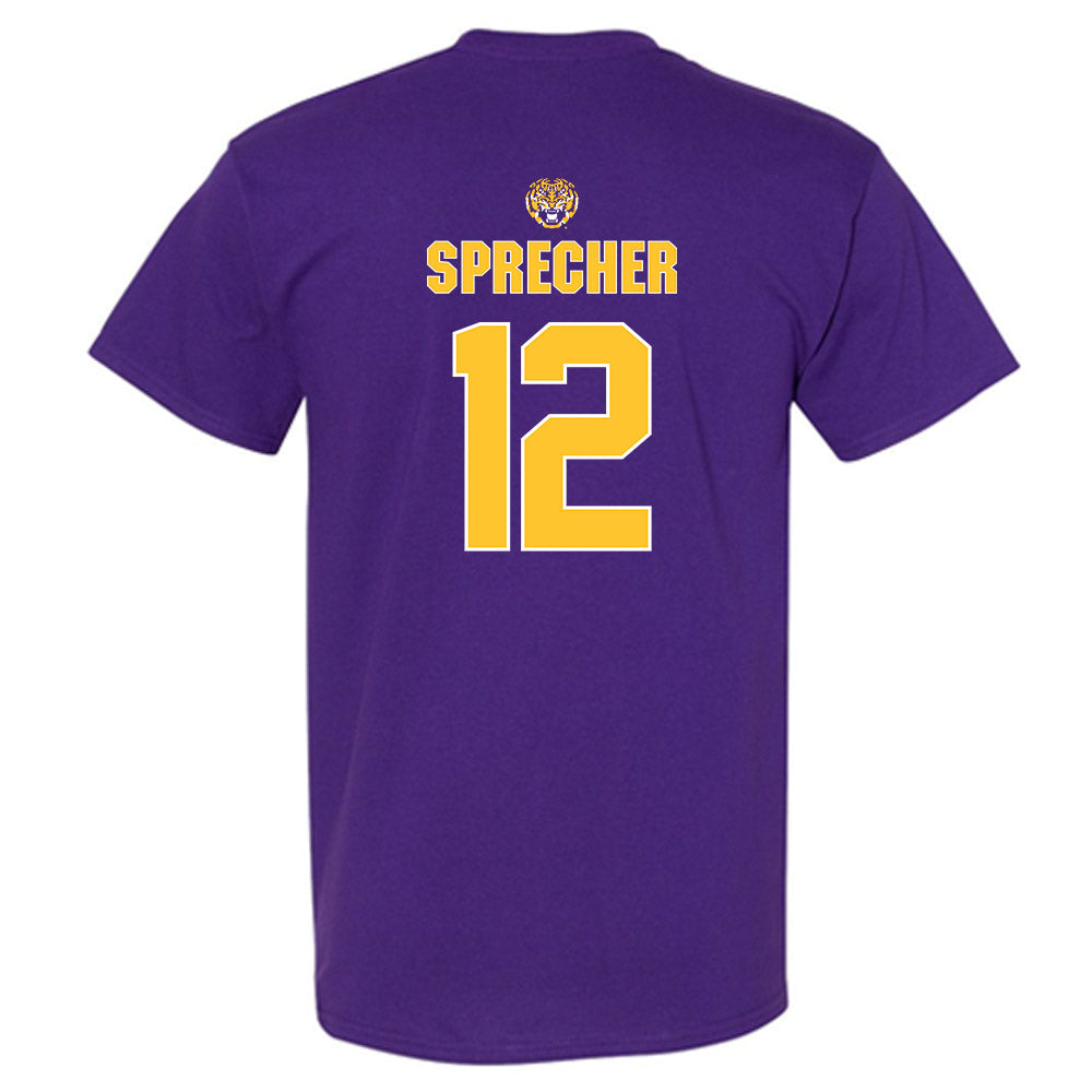 LSU - NCAA Beach Volleyball : Julia Sprecher - Replica Shersey T-Shirt-1