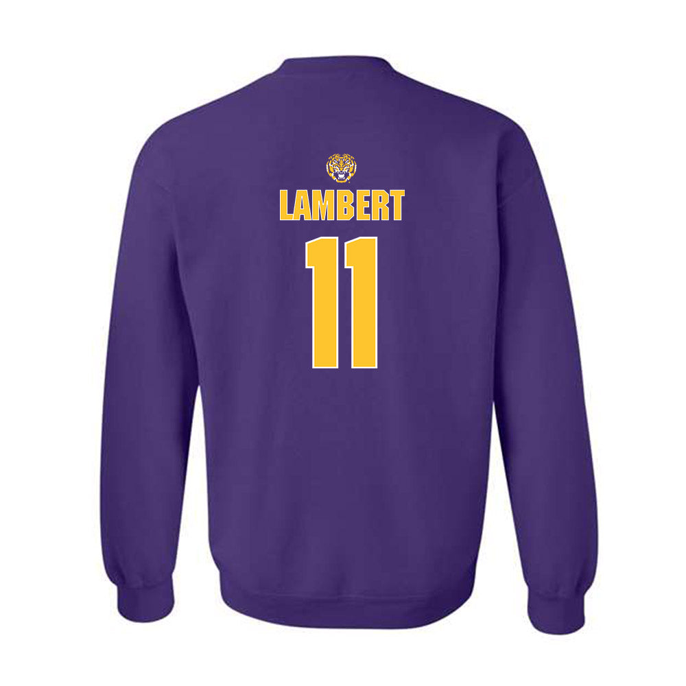 LSU - NCAA Beach Volleyball : Ryan Lambert - Replica Shersey Crewneck Sweatshirt-1
