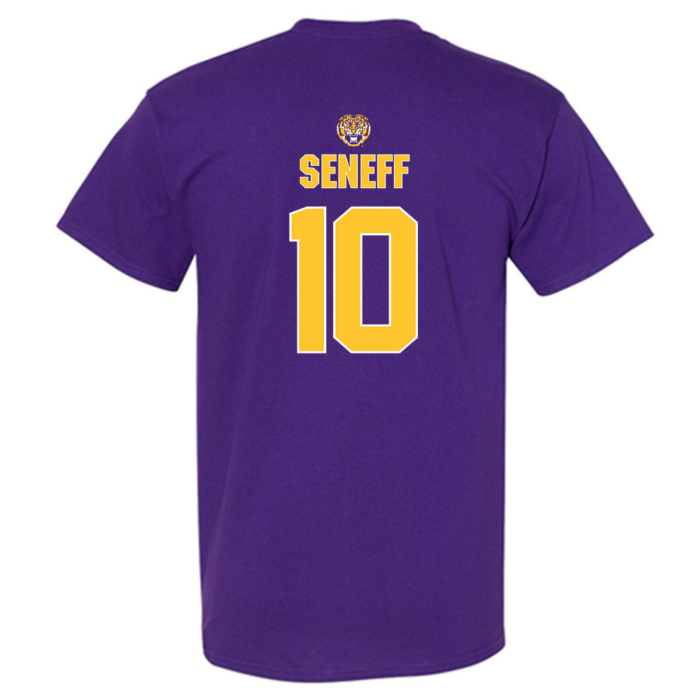 LSU - NCAA Beach Volleyball : Rachel Seneff - Replica Shersey T-Shirt-1