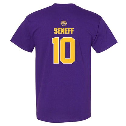 LSU - NCAA Beach Volleyball : Rachel Seneff - Replica Shersey T-Shirt-1