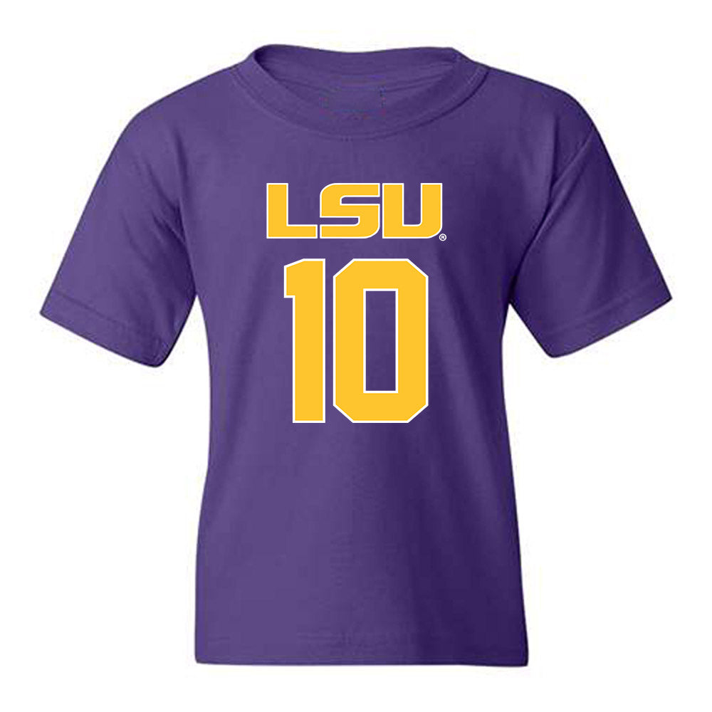 LSU - NCAA Beach Volleyball : Rachel Seneff - Replica Shersey Youth T-Shirt-0