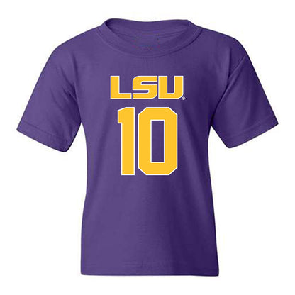 LSU - NCAA Beach Volleyball : Rachel Seneff - Replica Shersey Youth T-Shirt-0