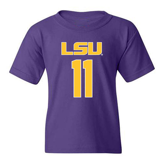 LSU - NCAA Beach Volleyball : Ryan Lambert - Replica Shersey Youth T-Shirt-0
