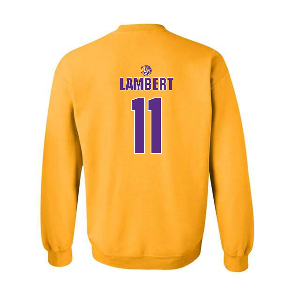 LSU - NCAA Beach Volleyball : Ryan Lambert - Replica Shersey Crewneck Sweatshirt-1