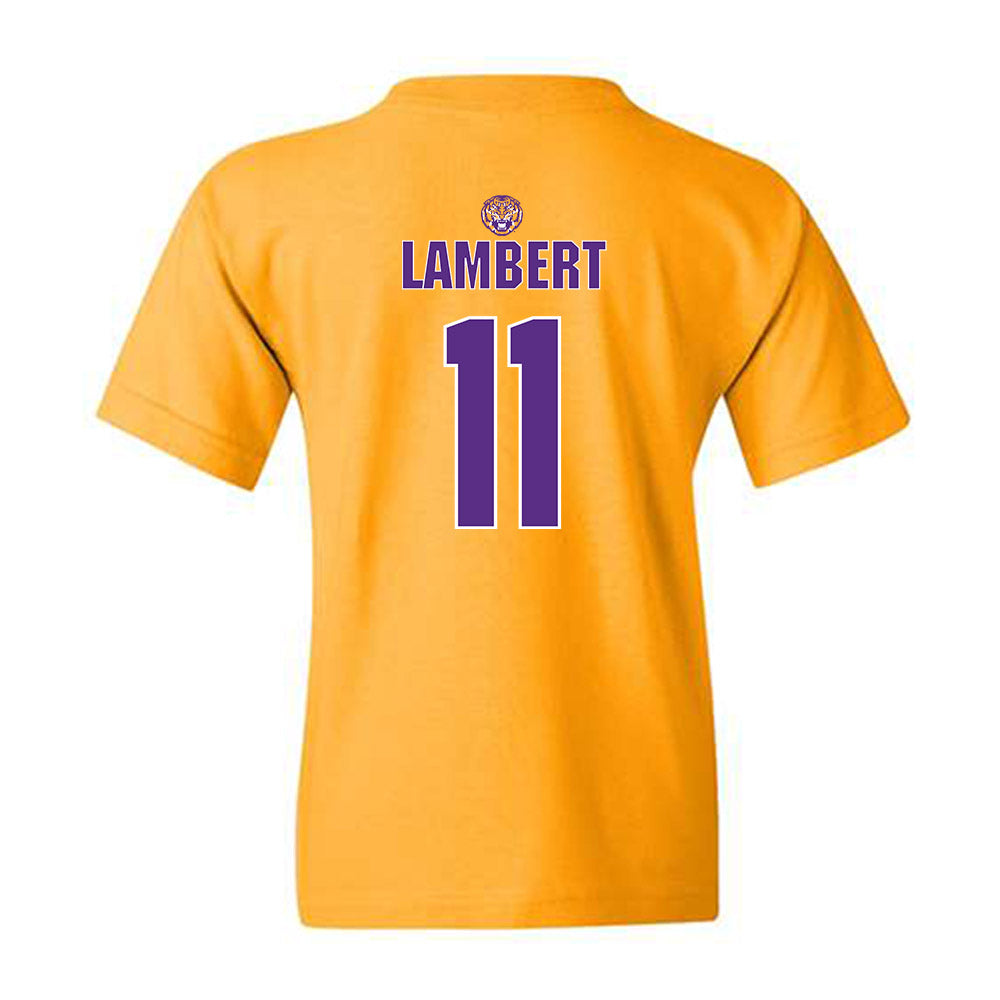 LSU - NCAA Beach Volleyball : Ryan Lambert - Replica Shersey Youth T-Shirt-1