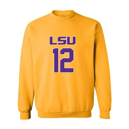 LSU - NCAA Beach Volleyball : Julia Sprecher - Replica Shersey Crewneck Sweatshirt-0