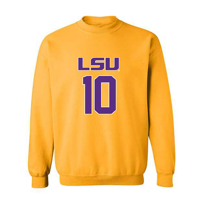 LSU - NCAA Beach Volleyball : Rachel Seneff - Replica Shersey Crewneck Sweatshirt-0