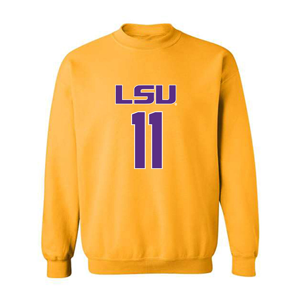 LSU - NCAA Beach Volleyball : Ryan Lambert - Replica Shersey Crewneck Sweatshirt-0