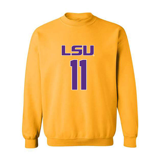 LSU - NCAA Beach Volleyball : Ryan Lambert - Replica Shersey Crewneck Sweatshirt-0