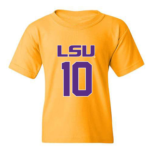 LSU - NCAA Beach Volleyball : Rachel Seneff - Replica Shersey Youth T-Shirt-0