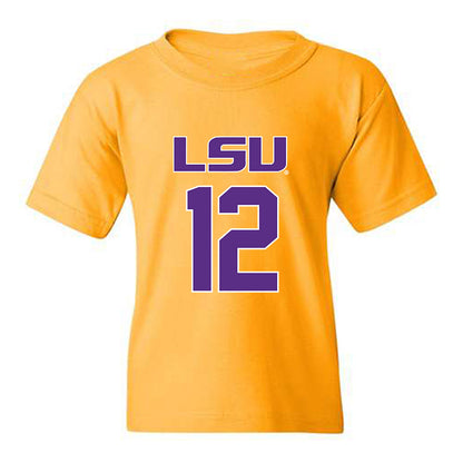LSU - NCAA Beach Volleyball : Julia Sprecher - Replica Shersey Youth T-Shirt-0