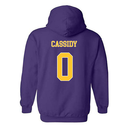 LSU - NCAA Women's Volleyball : Laurel Cassidy - Sport Shersey Hooded Sweatshirt-1