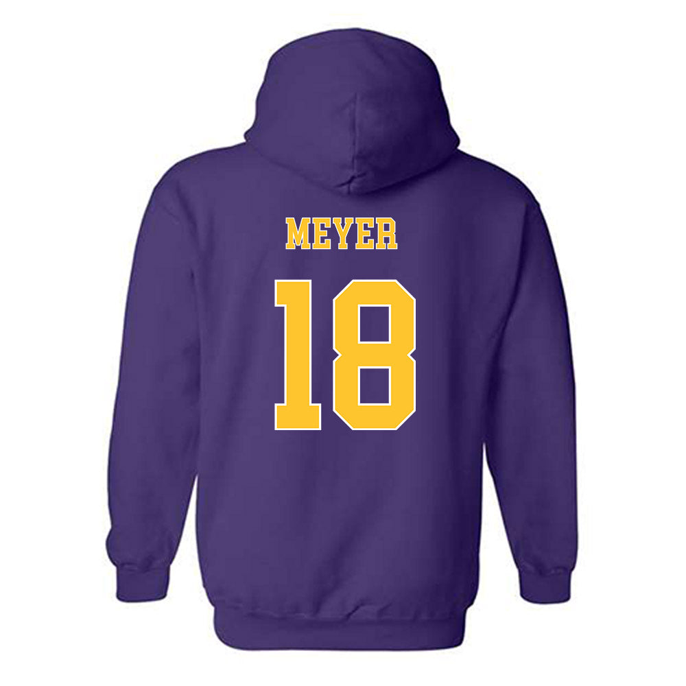 LSU - NCAA Women's Volleyball : Zayna Meyer - Sport Shersey Hooded Sweatshirt-1