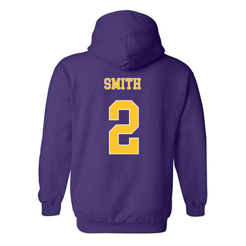 LSU - NCAA Women's Volleyball : Tireh Smith - Sport Shersey Hooded Sweatshirt-1