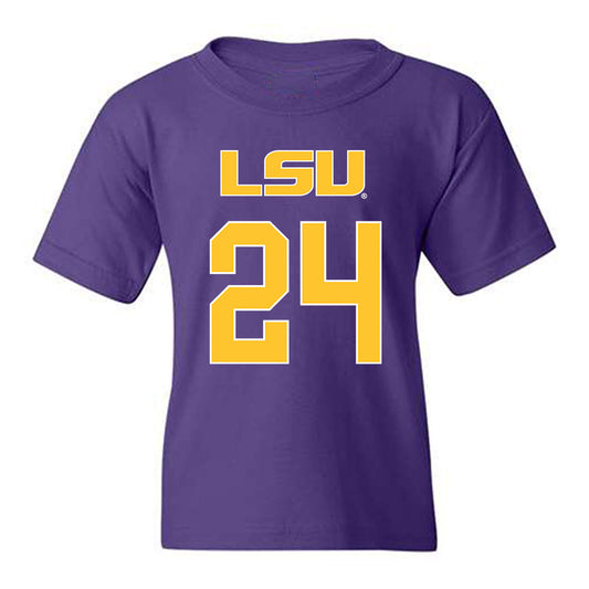 LSU - NCAA Women's Volleyball : Sophie Bonnaffee - Sport Shersey Youth T-Shirt-0