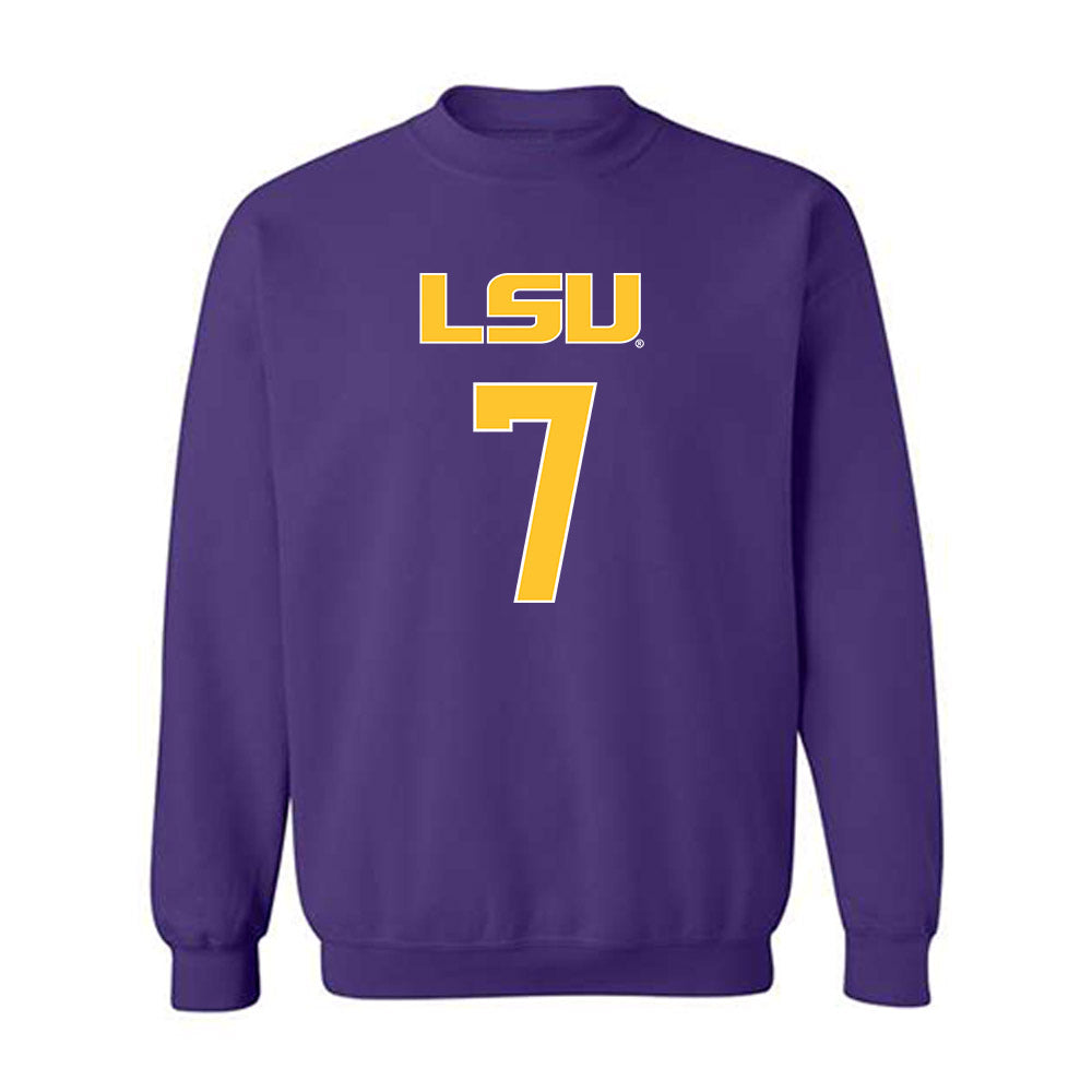 LSU - NCAA Women's Volleyball : Jessica Jones - Sport Shersey Crewneck Sweatshirt-0