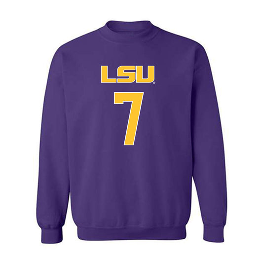 LSU - NCAA Women's Volleyball : Jessica Jones - Sport Shersey Crewneck Sweatshirt-0