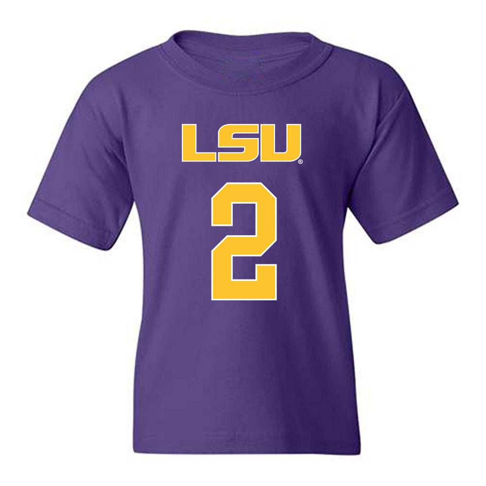 LSU - NCAA Women's Volleyball : Tireh Smith - Sport Shersey Youth T-Shirt-0