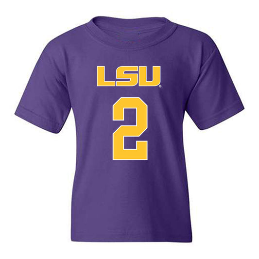 LSU - NCAA Women's Volleyball : Tireh Smith - Sport Shersey Youth T-Shirt-0