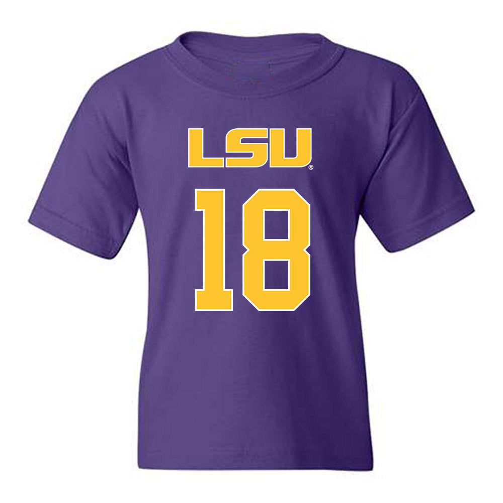 LSU - NCAA Women's Volleyball : Zayna Meyer - Sport Shersey Youth T-Shirt-0