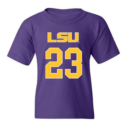LSU - NCAA Women's Volleyball : Sanaa Donaie - Sport Shersey Youth T-Shirt-0