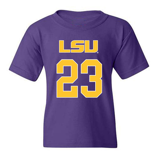 LSU - NCAA Women's Volleyball : Sanaa Donaie - Sport Shersey Youth T-Shirt-0
