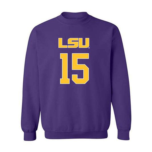 LSU - NCAA Women's Volleyball : Lauren Brooker - Sport Shersey Crewneck Sweatshirt-0