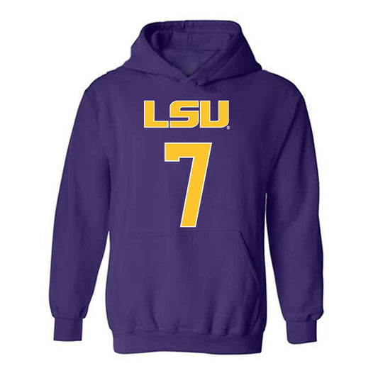 LSU - NCAA Women's Volleyball : Jessica Jones - Sport Shersey Hooded Sweatshirt-0