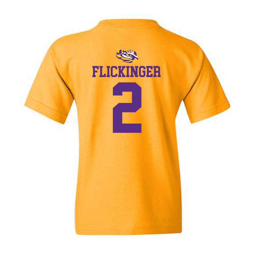 LSU - NCAA Women's Volleyball : Paige Flickinger - Replica Shersey Youth T-Shirt