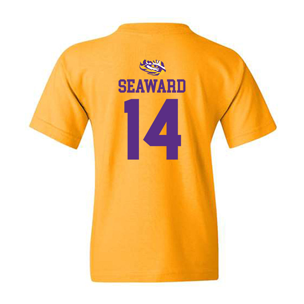 LSU - NCAA Women's Volleyball : Destiny Seaward - Replica Shersey Youth T-Shirt-1