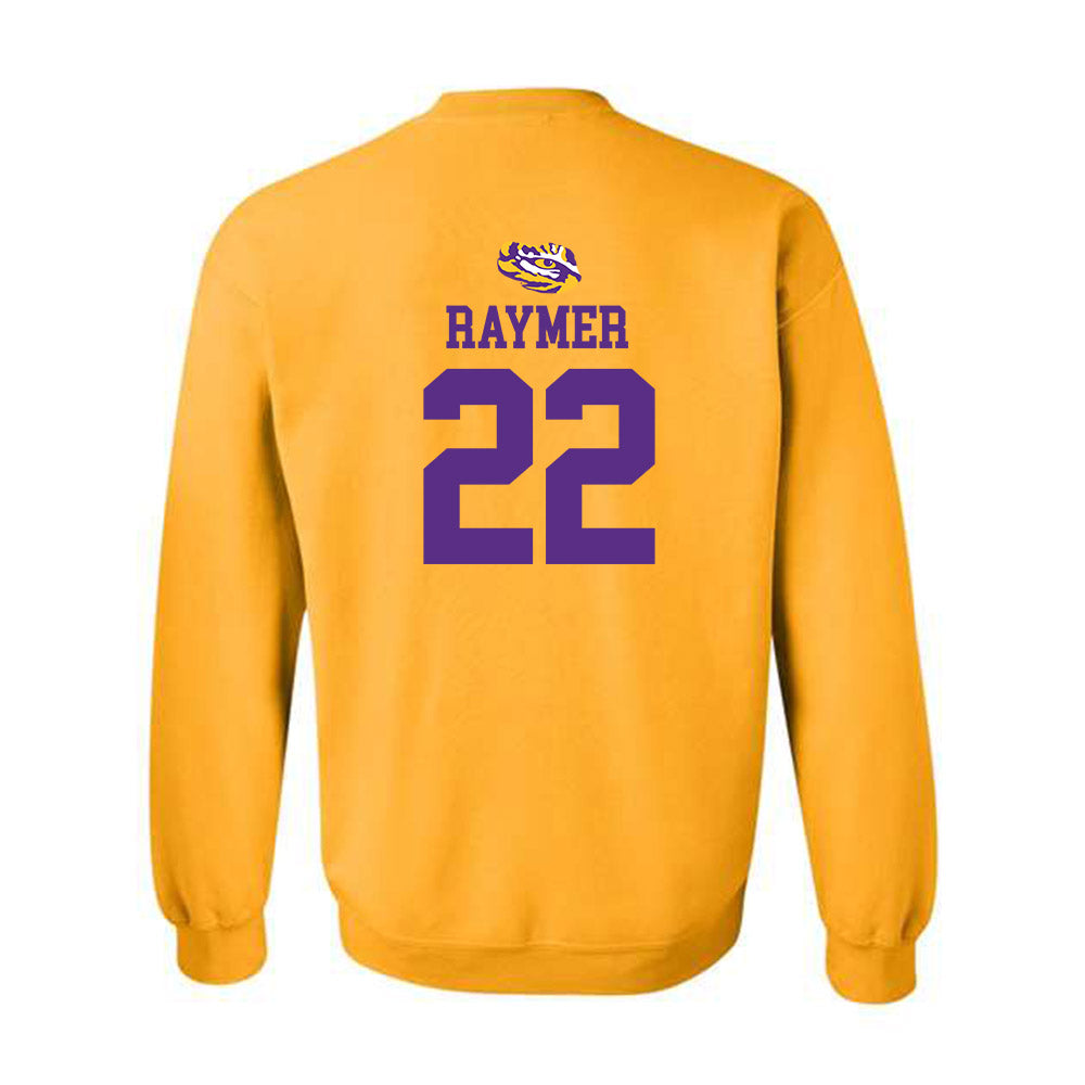 LSU - NCAA Women's Volleyball : Katie Raymer - Replica Shersey Crewneck Sweatshirt-1