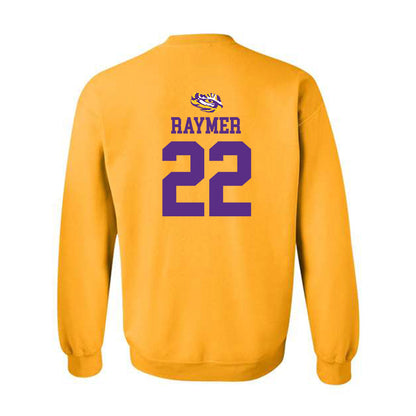 LSU - NCAA Women's Volleyball : Katie Raymer - Replica Shersey Crewneck Sweatshirt-1
