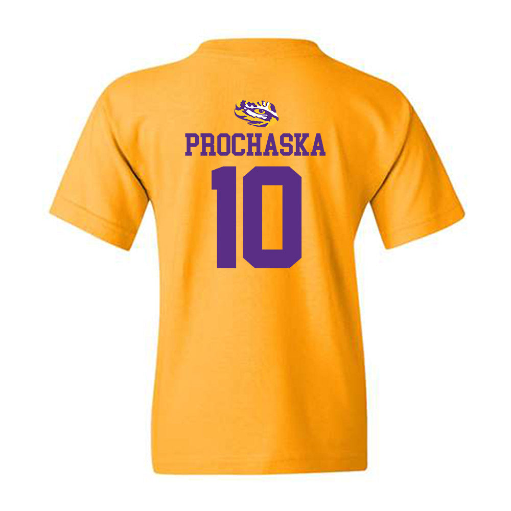 LSU - NCAA Women's Volleyball : Emilee Prochaska - Replica Shersey Youth T-Shirt-1