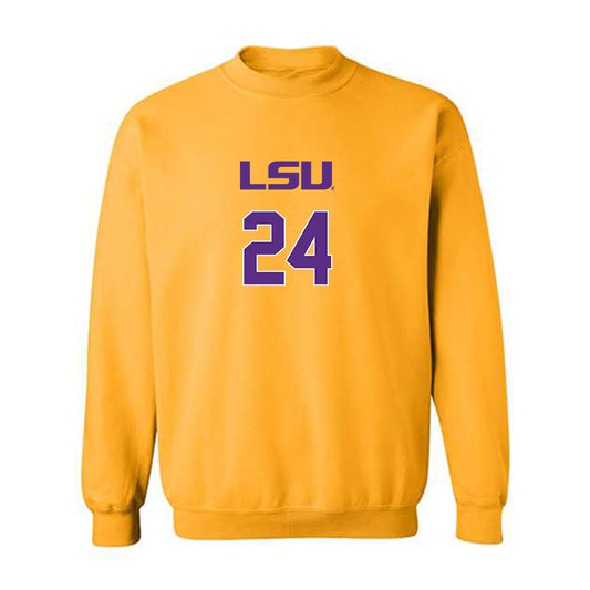 LSU - NCAA Women's Volleyball : Sophie Bonnaffee - Replica Shersey Crewneck Sweatshirt-0