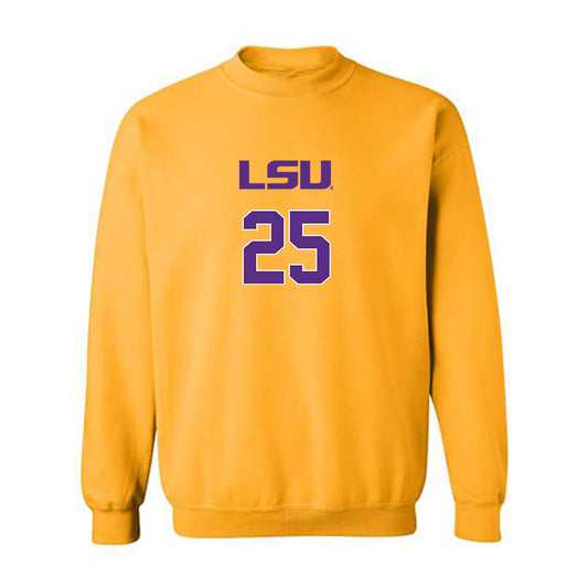 LSU - NCAA Women's Volleyball : Takyla Brown - Replica Shersey Crewneck Sweatshirt-0