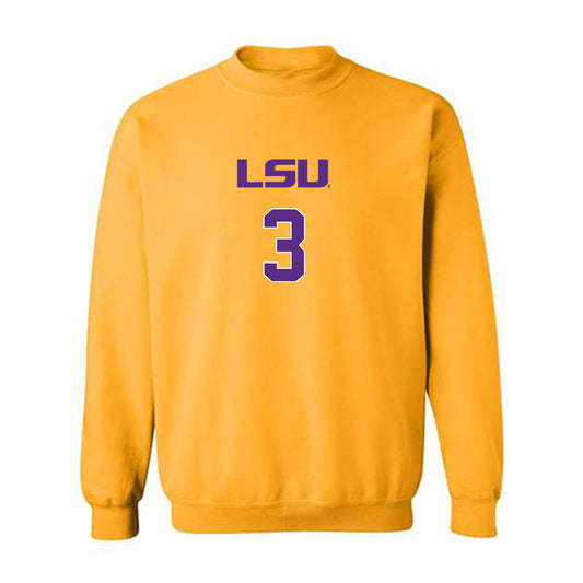 LSU - NCAA Women's Volleyball : Aly Kirkhoff - Replica Shersey Crewneck Sweatshirt-0