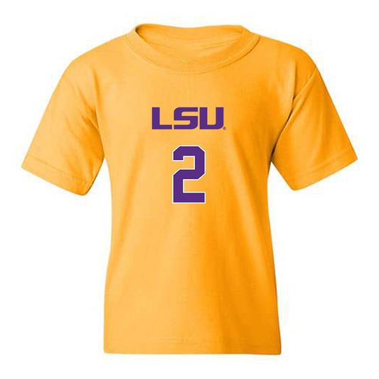 LSU - NCAA Women's Volleyball : Tireh Smith - Replica Shersey Youth T-Shirt-0