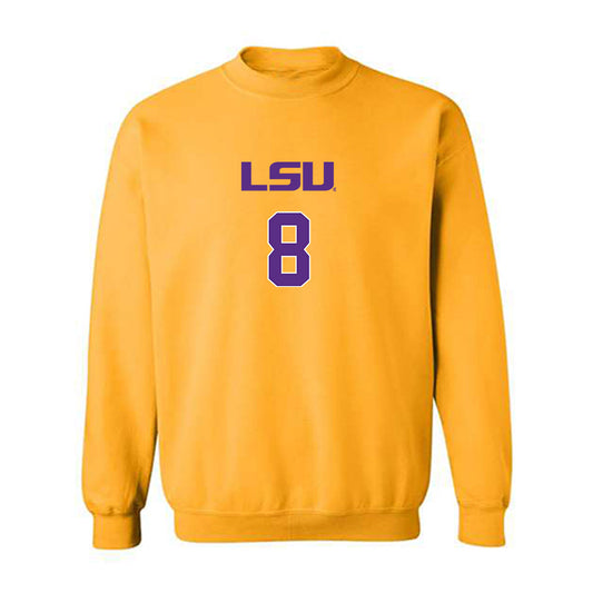 LSU - NCAA Women's Volleyball : Ella Hemmings - Replica Shersey Crewneck Sweatshirt-0