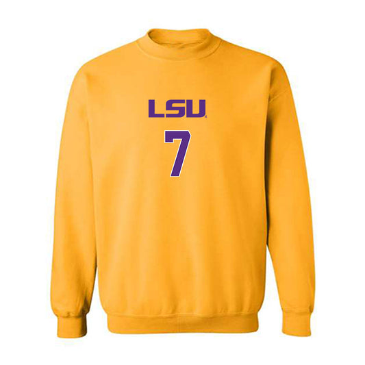 LSU - NCAA Women's Volleyball : Jessica Jones - Replica Shersey Crewneck Sweatshirt-0