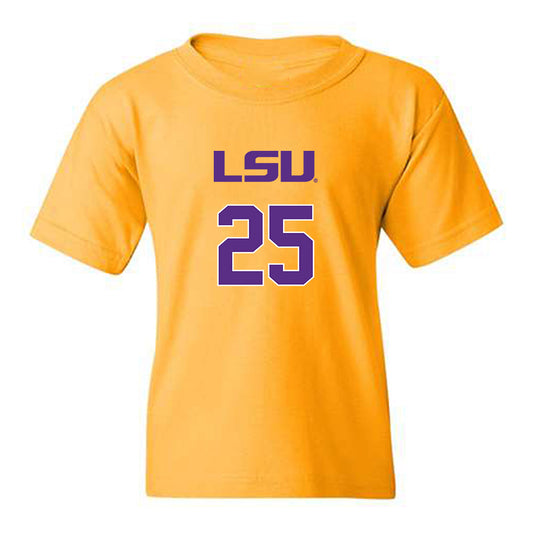 LSU - NCAA Women's Volleyball : Takyla Brown - Replica Shersey Youth T-Shirt-0