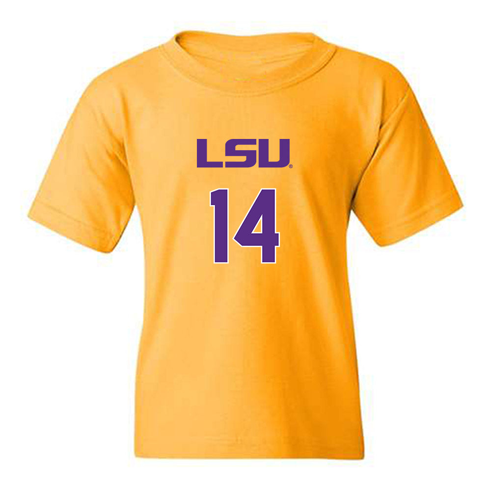 LSU - NCAA Women's Volleyball : Destiny Seaward - Replica Shersey Youth T-Shirt-0