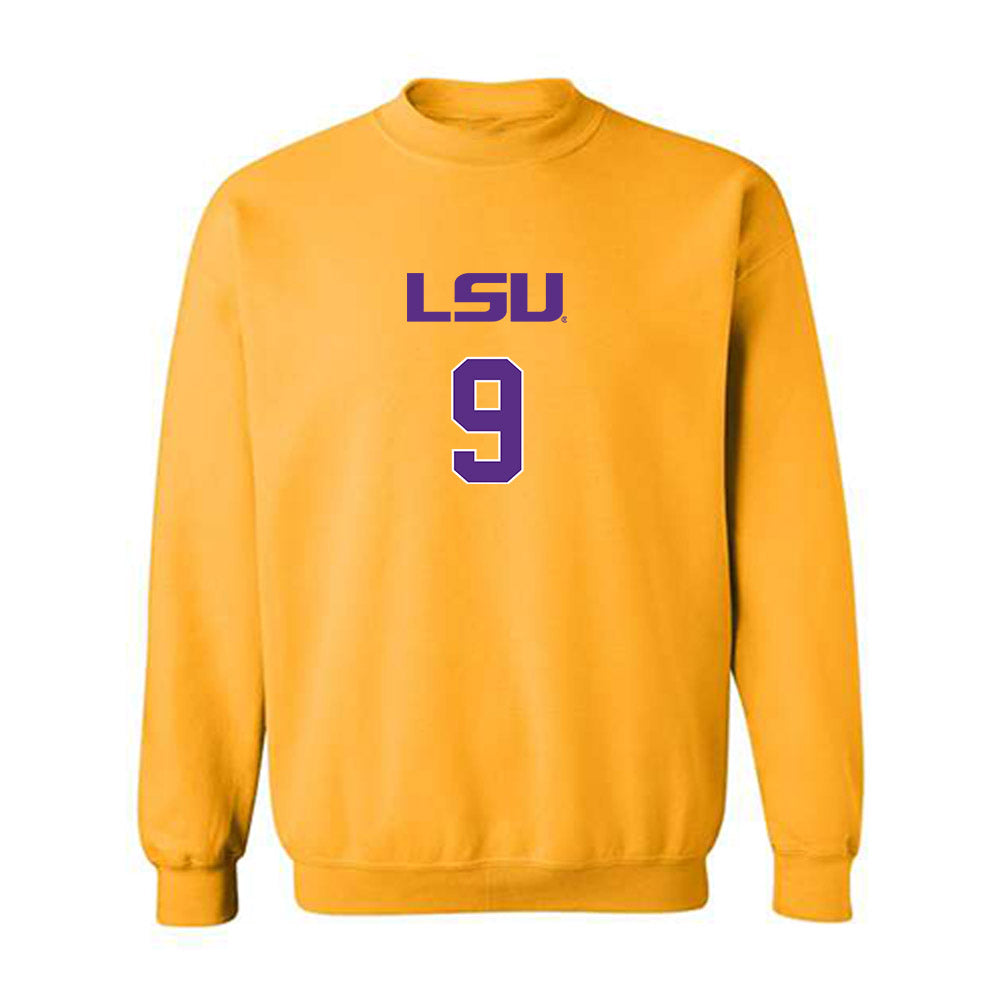 LSU - NCAA Women's Volleyball : Camryn Jeffery - Replica Shersey Crewneck Sweatshirt-0