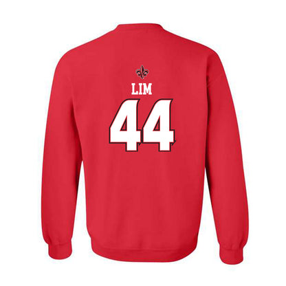 Louisiana - NCAA Baseball : Josh Lim - Replica Shersey Crewneck Sweatshirt-1