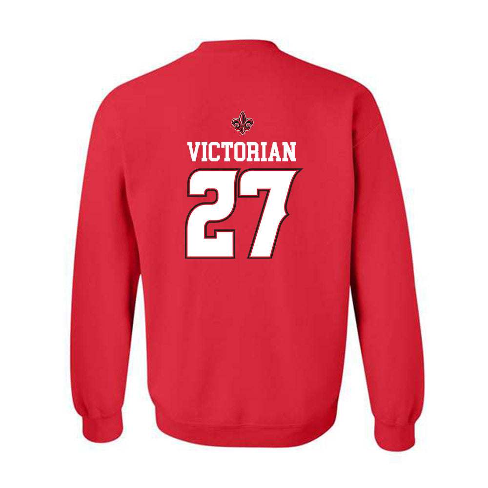 Louisiana - NCAA Baseball : Landon Victorian - Replica Shersey Crewneck Sweatshirt-1