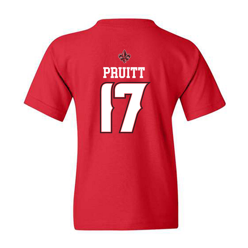 Louisiana - NCAA Baseball : Sawyer Pruitt - Replica Shersey Youth T-Shirt-1