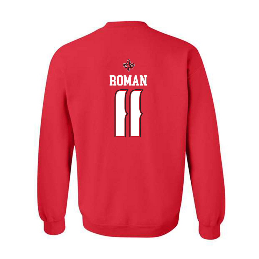 Louisiana - NCAA Baseball : Ty Roman - Replica Shersey Crewneck Sweatshirt-1