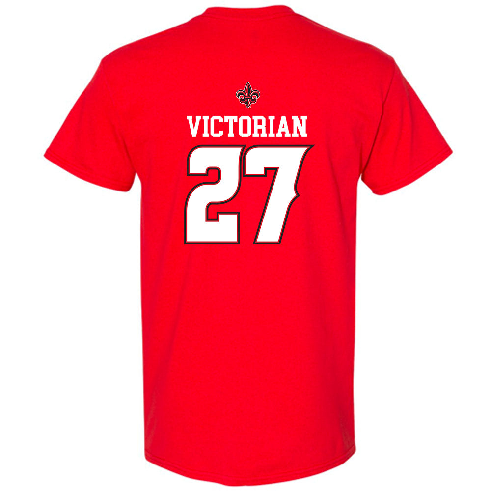 Louisiana - NCAA Baseball : Landon Victorian - Replica Shersey T-Shirt-1