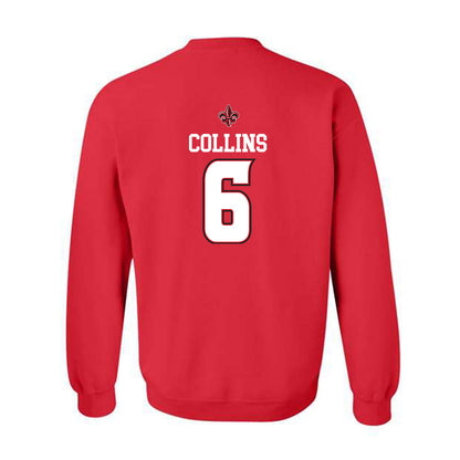 Louisiana - NCAA Baseball : Mark Collins - Replica Shersey Crewneck Sweatshirt-1