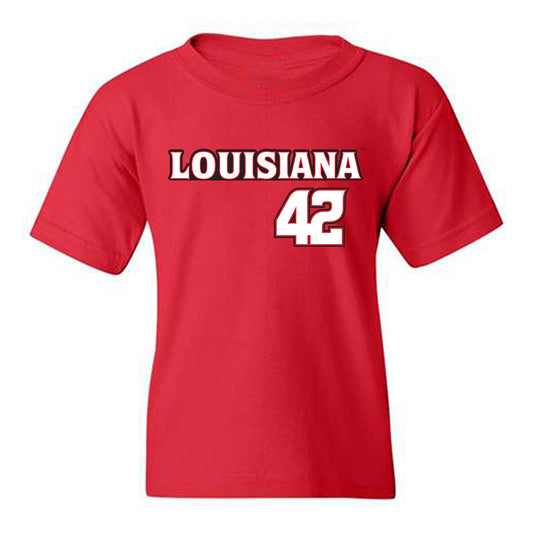 Louisiana - NCAA Baseball : Noah Lewis - Replica Shersey Youth T-Shirt-0